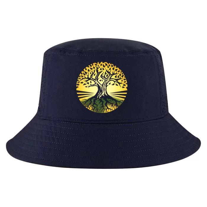 Stylized Druid Tree Cool Comfort Performance Bucket Hat