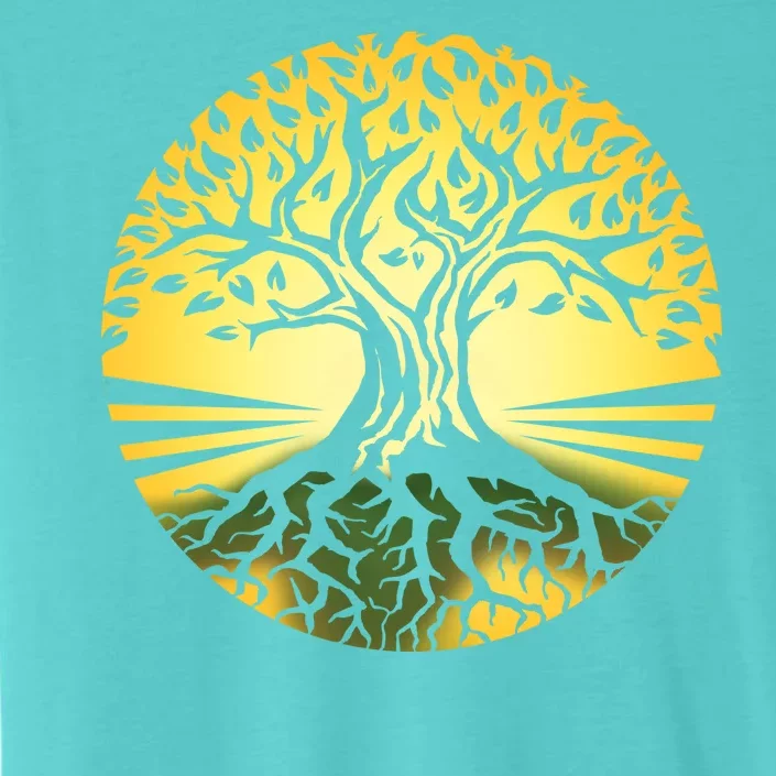 Stylized Druid Tree ChromaSoft Performance T-Shirt