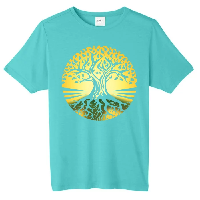 Stylized Druid Tree ChromaSoft Performance T-Shirt