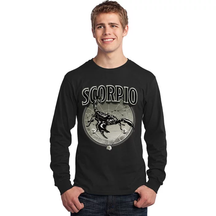 Scorpio Tee Zodiac Sign Scorpio Tall Long Sleeve T-Shirt