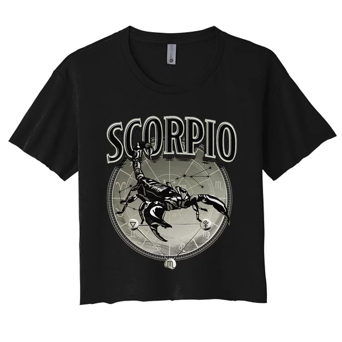 Scorpio Tee Zodiac Sign Scorpio Women's Crop Top Tee