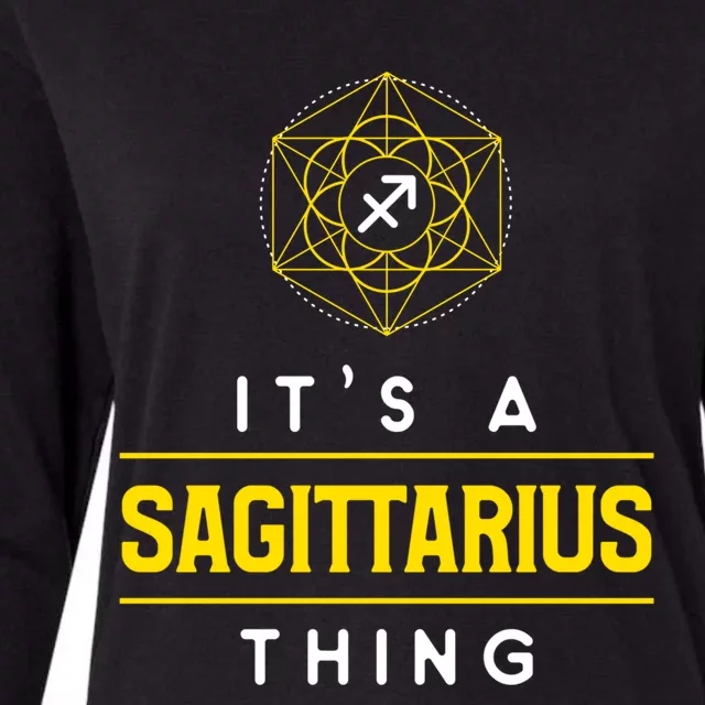 Sagittarius Thing Zodiac Sign Gift Womens Cotton Relaxed Long Sleeve T-Shirt