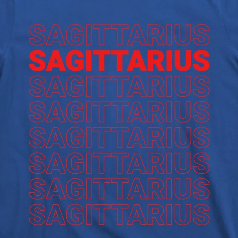 Sagittarius Trendy Zodiac Name Astrology Funny Gift T-Shirt