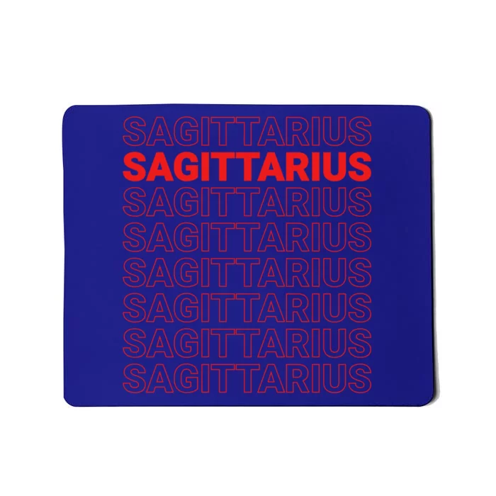 Sagittarius Trendy Zodiac Name Astrology Funny Gift Mousepad