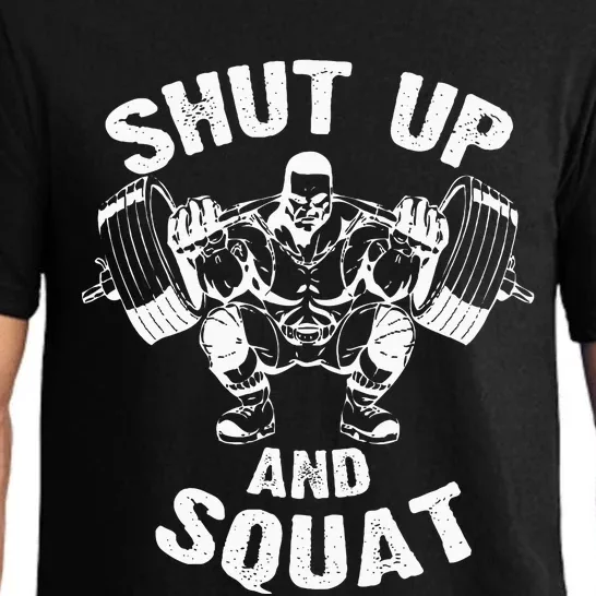 Shut Up And Squat Workout Gym Pajama Set