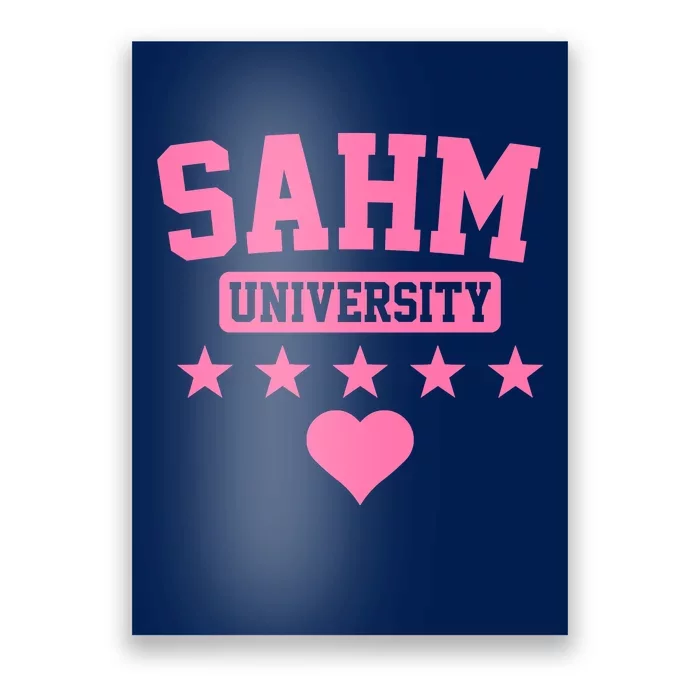 SAHM University Apparel Long Sleeve Poster