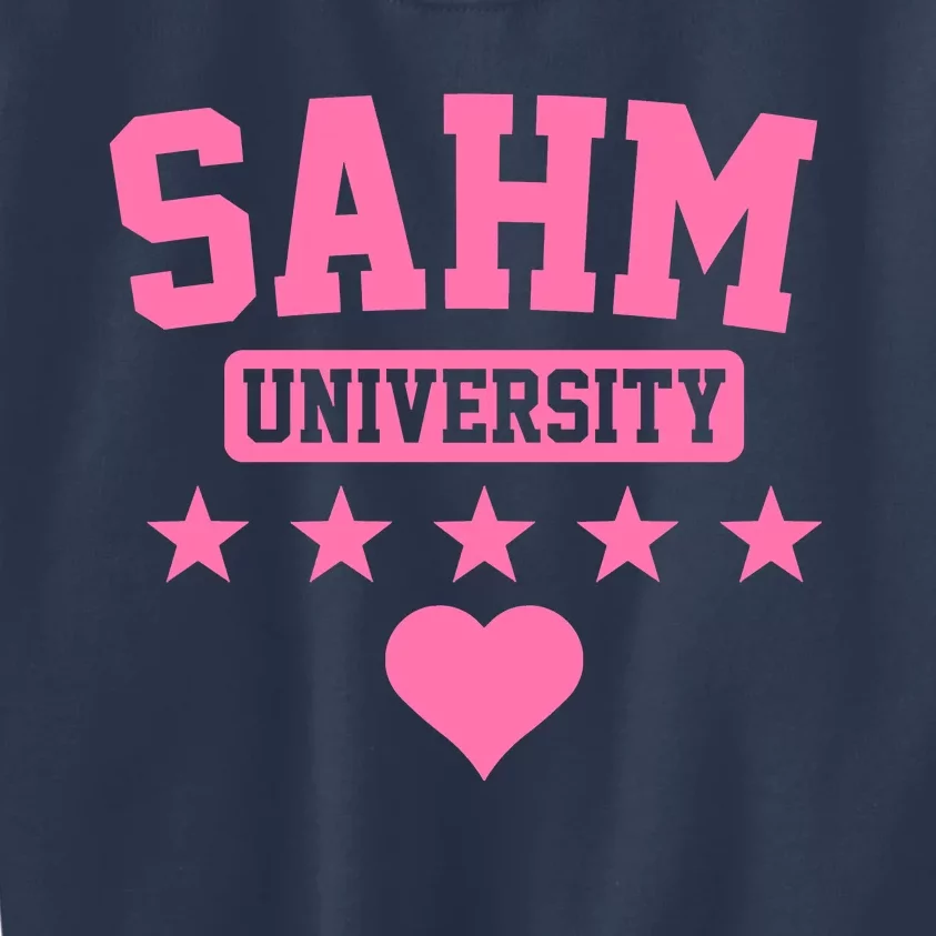 SAHM University Apparel Long Sleeve Kids Sweatshirt