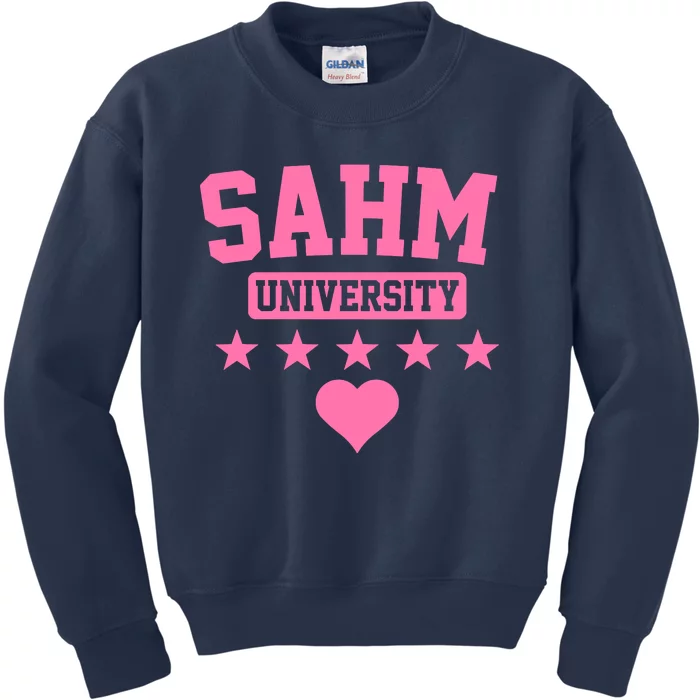 SAHM University Apparel Long Sleeve Kids Sweatshirt