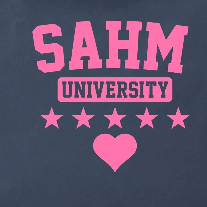 SAHM University Apparel Long Sleeve Zip Tote Bag