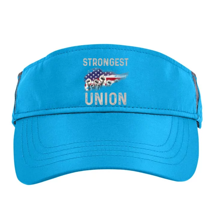 Strongest Union American’S Labor Day Adult Drive Performance Visor