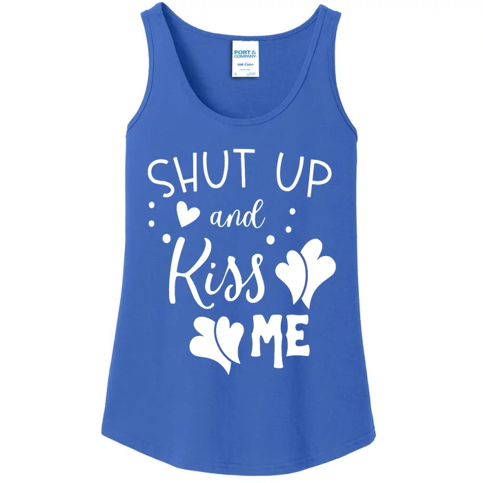 Shut Up And Kiss Me Ladies Essential Tank