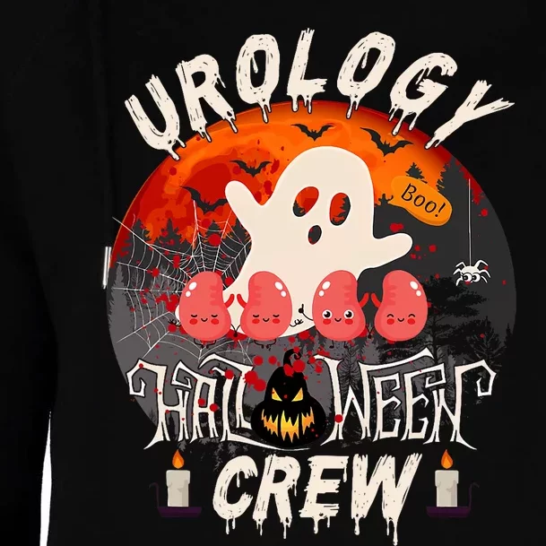 Spooky Urology Boo Crew Urology Nurse Halloween Matching Womens Funnel Neck Pullover Hood