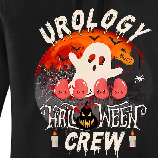 Spooky Urology Boo Crew Urology Nurse Halloween Matching Women's Pullover Hoodie