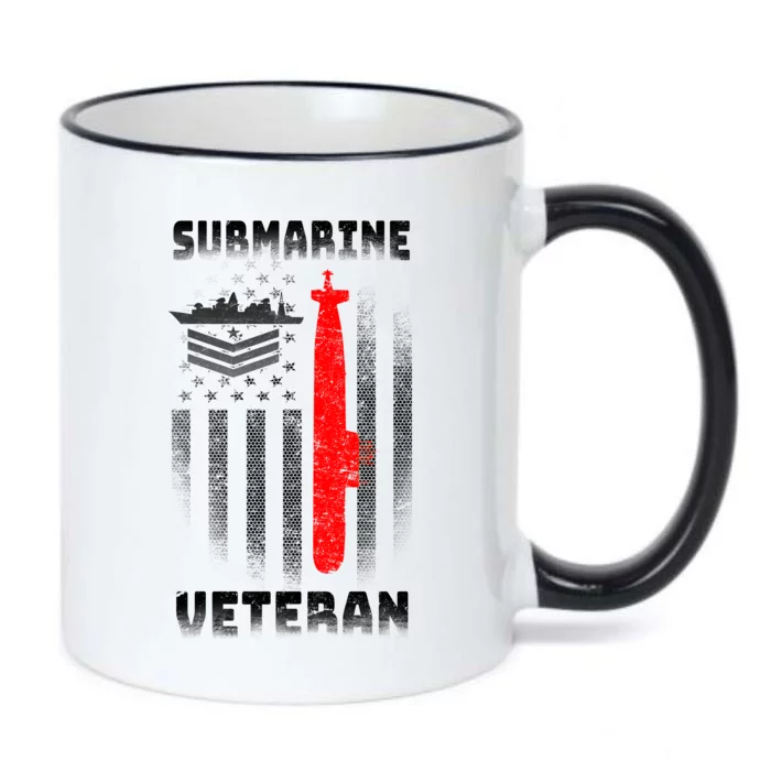 Submarine Veteran Black Color Changing Mug