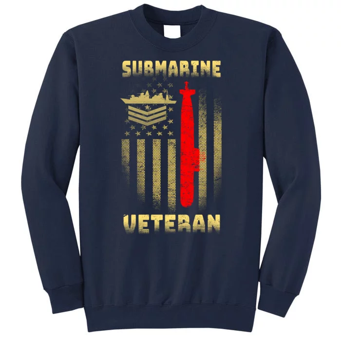 Submarine Veteran Tall Sweatshirt