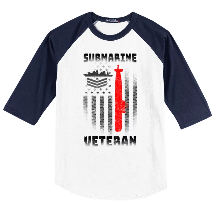 Submarine Veteran Baseball Sleeve Shirt