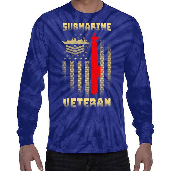 Submarine Veteran Tie-Dye Long Sleeve Shirt