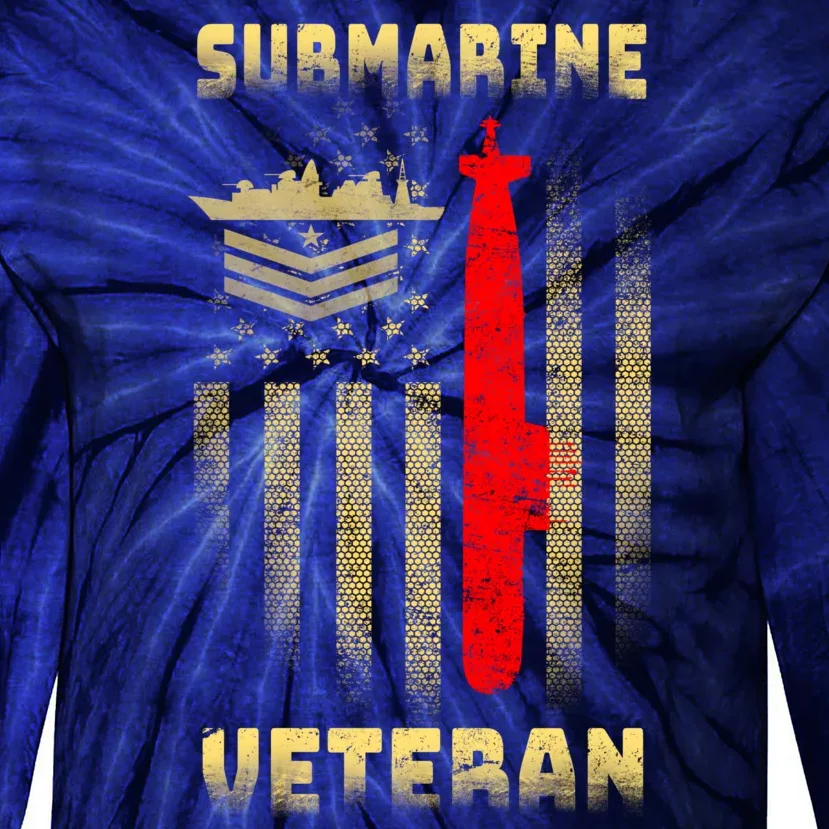 Submarine Veteran Tie-Dye Long Sleeve Shirt