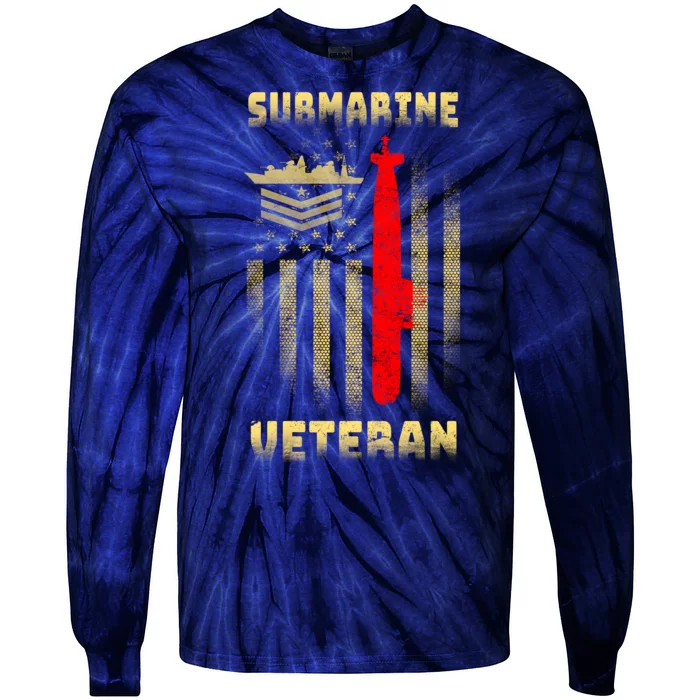 Submarine Veteran Tie-Dye Long Sleeve Shirt