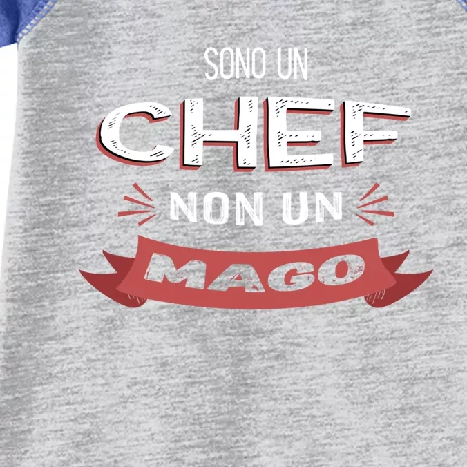 Sono Un Chef Non Un Mago Funny Chef Cute Gift Infant Baby Jersey Bodysuit