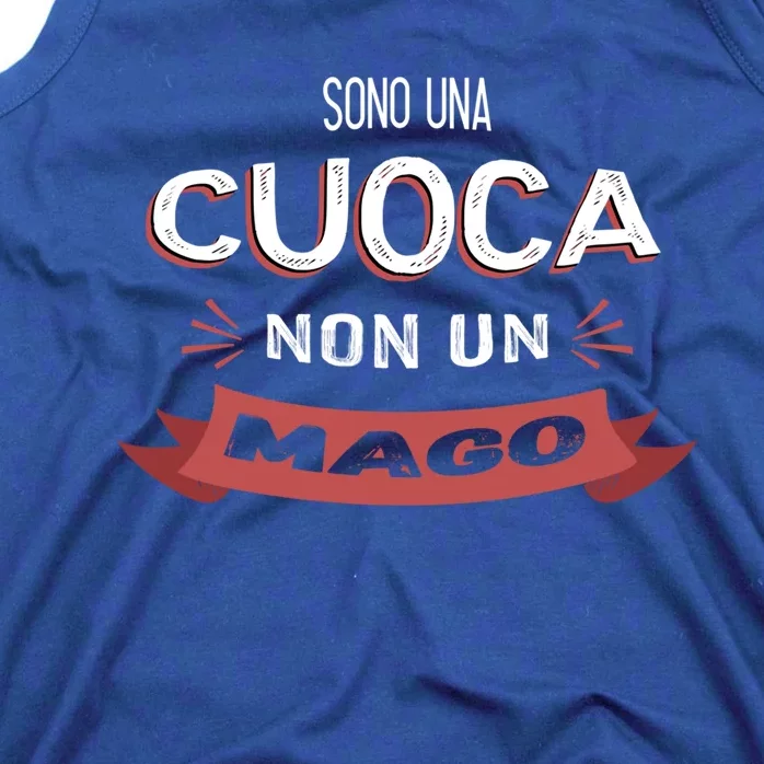 Sono Una Cuoca Non Un Mago Funny Chef Gift Tank Top