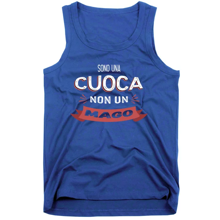 Sono Una Cuoca Non Un Mago Funny Chef Gift Tank Top