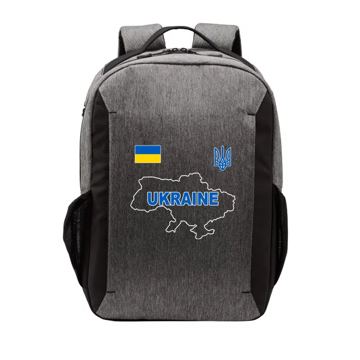 Support Ukraine Country Map Vector Backpack