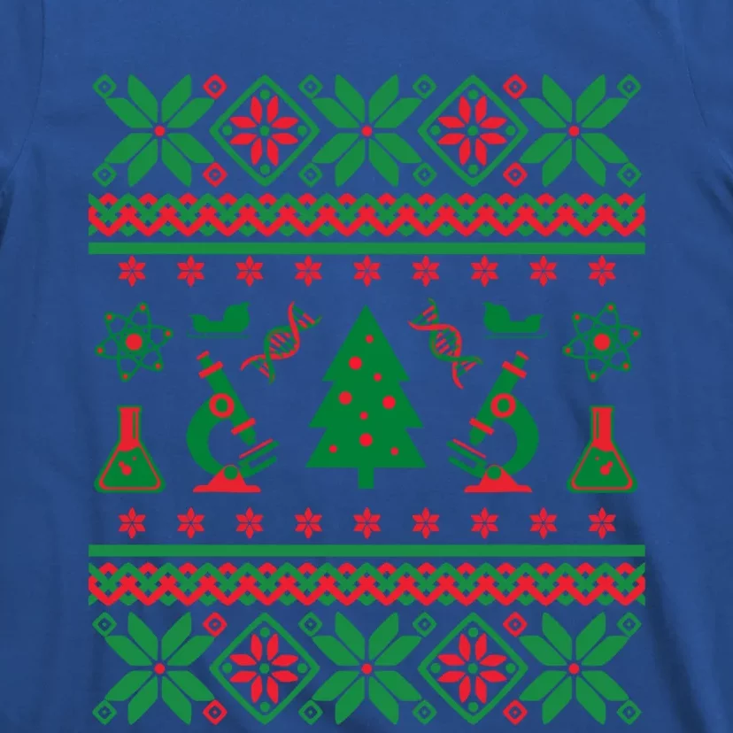 Science Ugly Christmas Sweater Dna Chemistry Biology Pcr Cute Gift T-Shirt