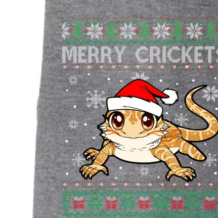 Sweater Ugly Christmas Merry Crickets Bearded Dragon Holiday Gift Doggie 3-End Fleece Hoodie