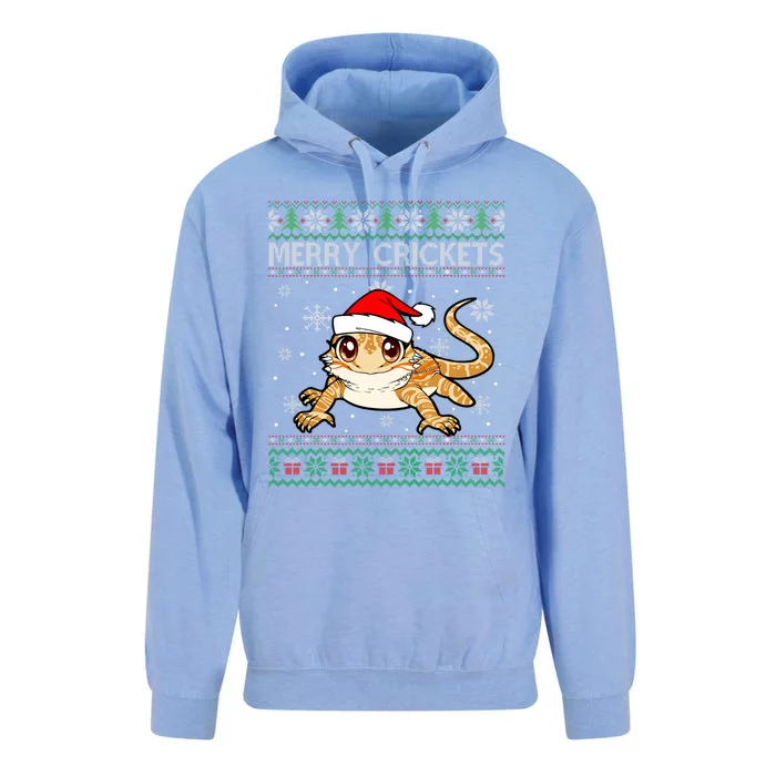 Sweater Ugly Christmas Merry Crickets Bearded Dragon Holiday Gift Unisex Surf Hoodie