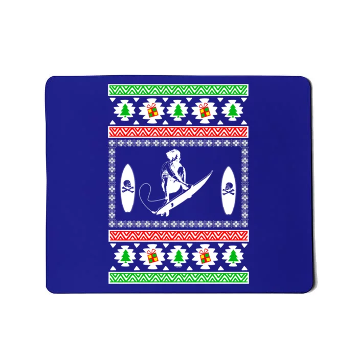 Surfing Ugly Christmas Gift For Mom Or Dad Gift Mousepad