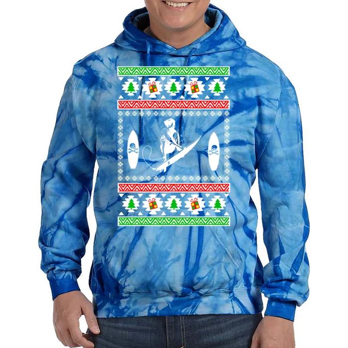 Surfing Ugly Christmas Gift For Mom Or Dad Gift Tie Dye Hoodie