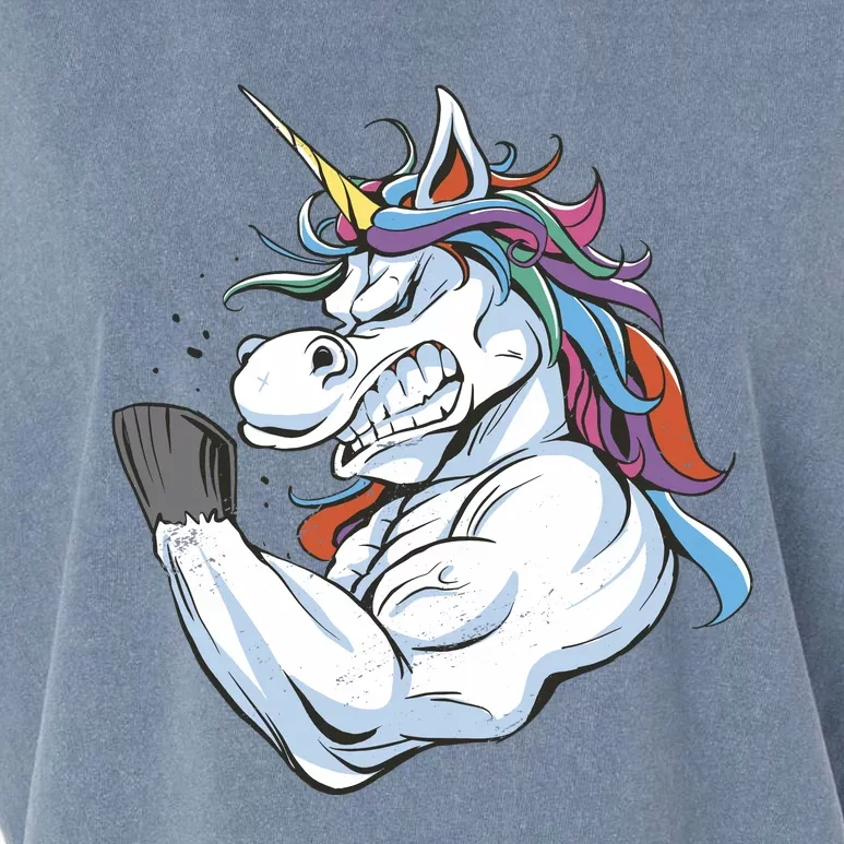 Strong Unicorn Creature Garment-Dyed Women's Muscle Tee