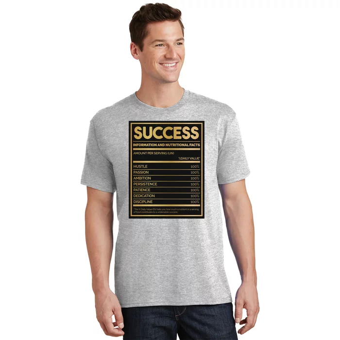 Success Nutritional Facts T-Shirt