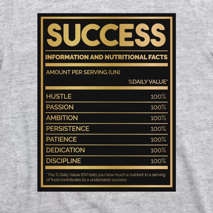 Success Nutritional Facts T-Shirt