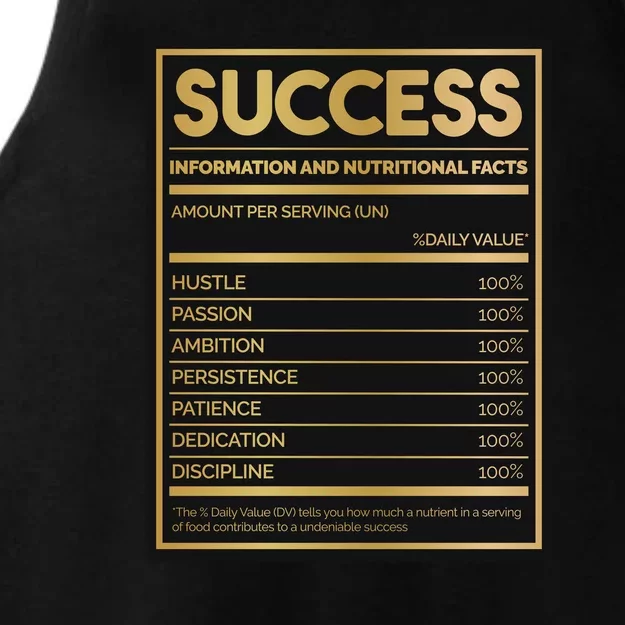 Success Nutritional Facts Ladies Tri-Blend Wicking Tank