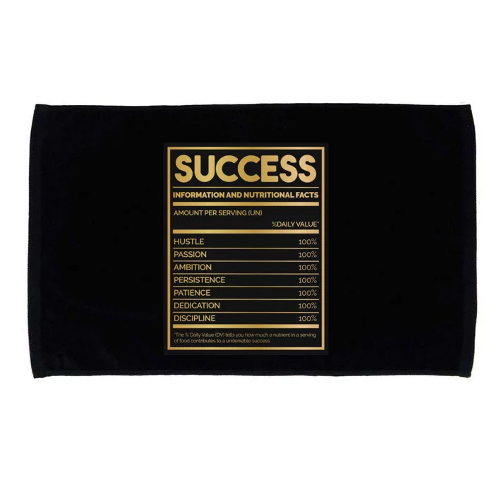 Success Nutritional Facts Microfiber Hand Towel