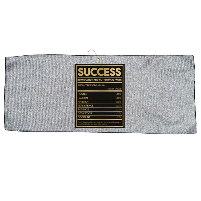 Success Nutritional Facts Large Microfiber Waffle Golf Towel