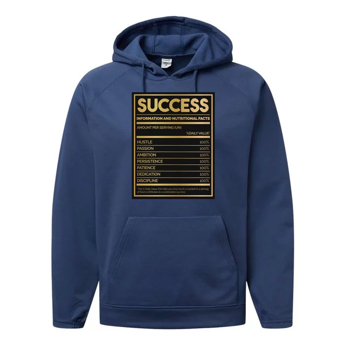 Success Nutritional Facts Performance Fleece Hoodie