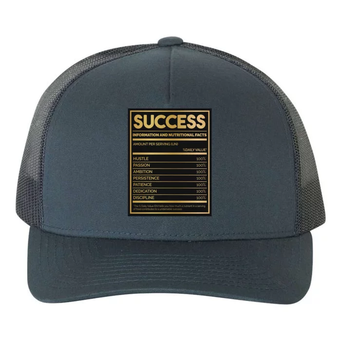 Success Nutritional Facts Yupoong Adult 5-Panel Trucker Hat