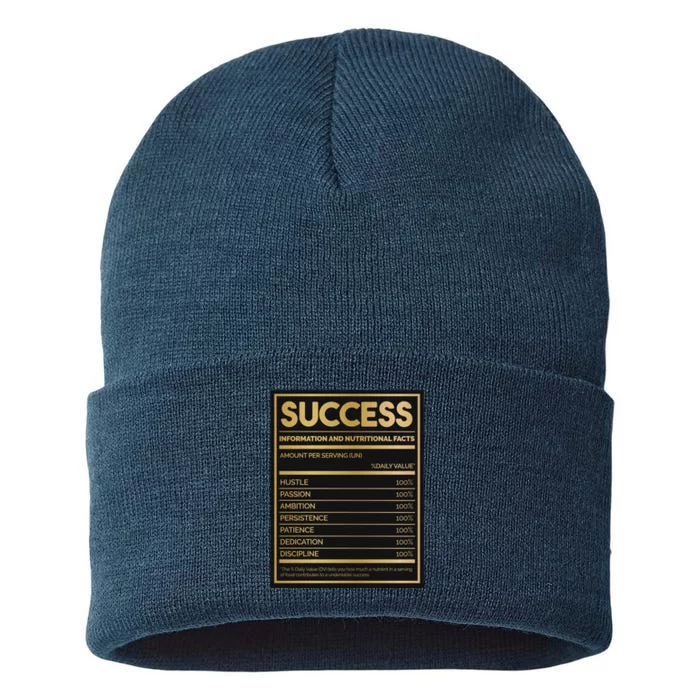 Success Nutritional Facts Sustainable Knit Beanie