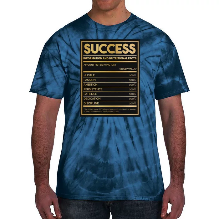 Success Nutritional Facts Tie-Dye T-Shirt