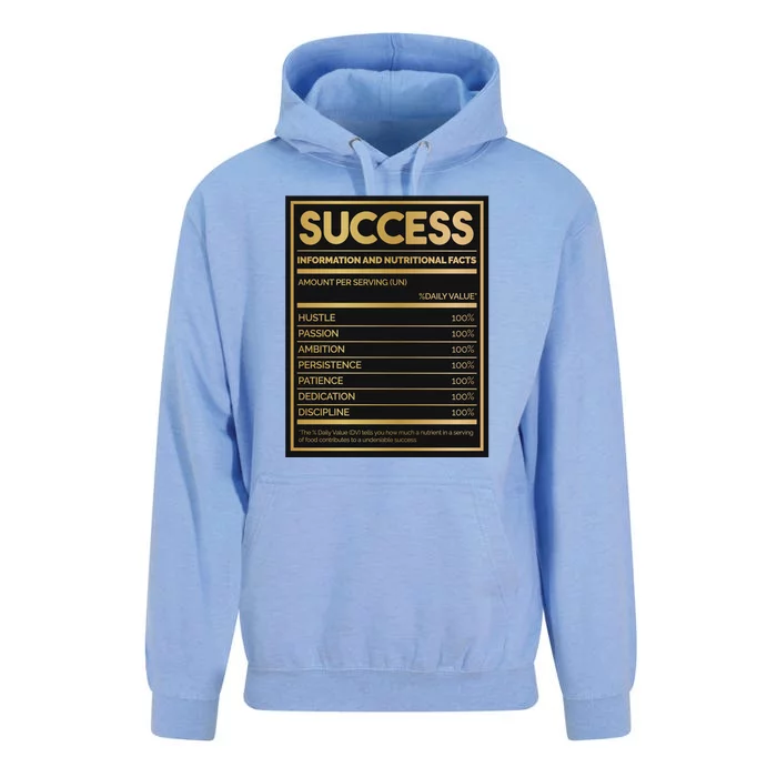 Success Nutritional Facts Unisex Surf Hoodie