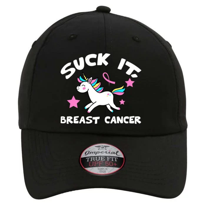 Suck It Breast Cancer unicorn The Original Performance Cap