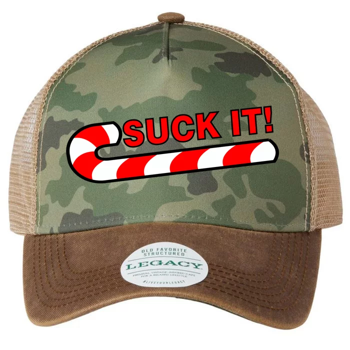 Suck It Candy Cane Legacy Tie Dye Trucker Hat