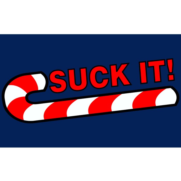 Suck It Candy Cane Bumper Sticker