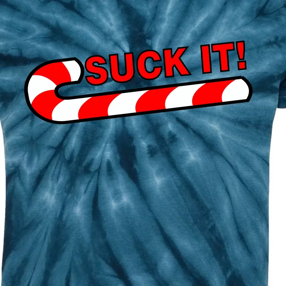 Suck It Candy Cane Kids Tie-Dye T-Shirt