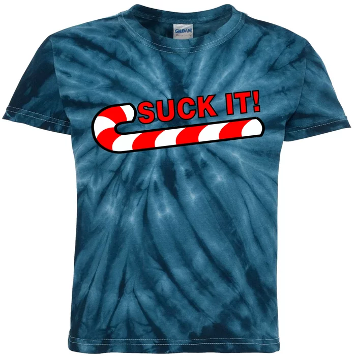 Suck It Candy Cane Kids Tie-Dye T-Shirt