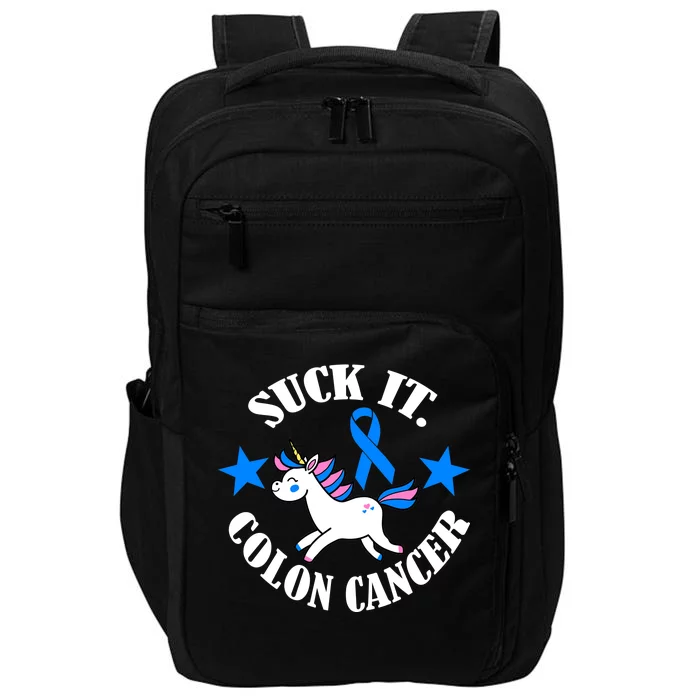 Suck It Colon Cancer Impact Tech Backpack