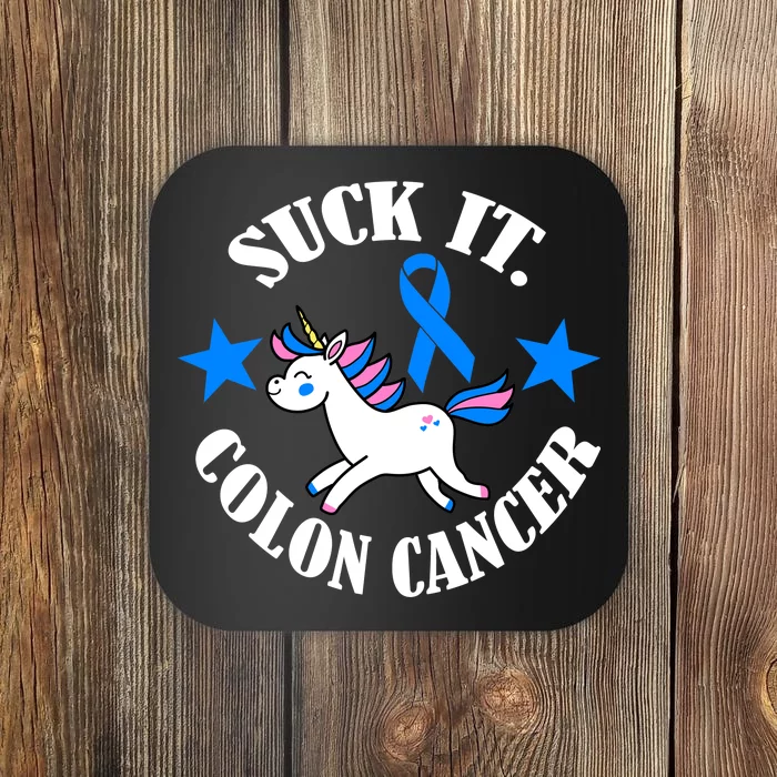 Suck It Colon Cancer Coaster